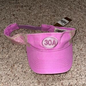 Pink Kids Visor Cap
